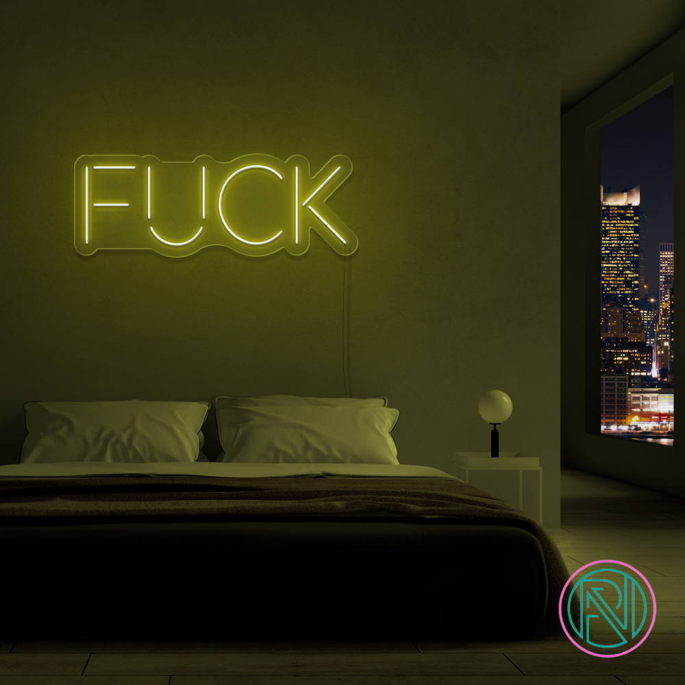 Gi ditt rom et kult og moderne preg med vårt 'fuck' led neonskilt. Velg en farge som passer ditt uttrykk og skap en atmosfære som garantert vekker oppmerksomhet. Våre led-skilt er ideelle for innendørs bruk og gir en unik belysning til ethvert innredningsprosjekt.