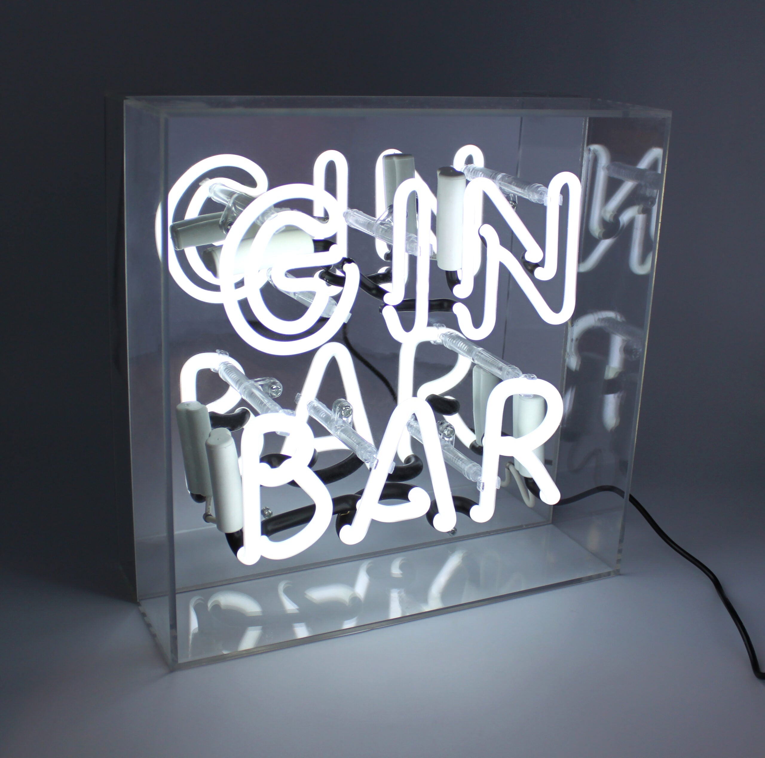Neon "GIN BAR" Akrylboks