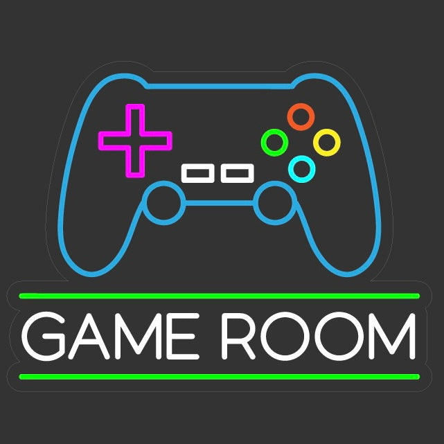 "GAME ROOM" LED NEONSKILT.