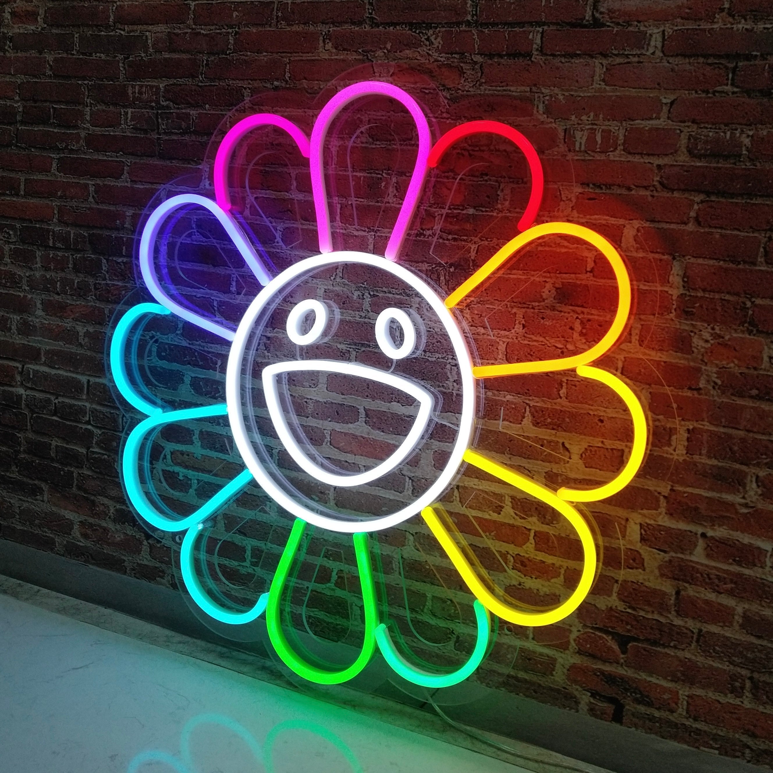 «Love flower» LED NEONSKILT.