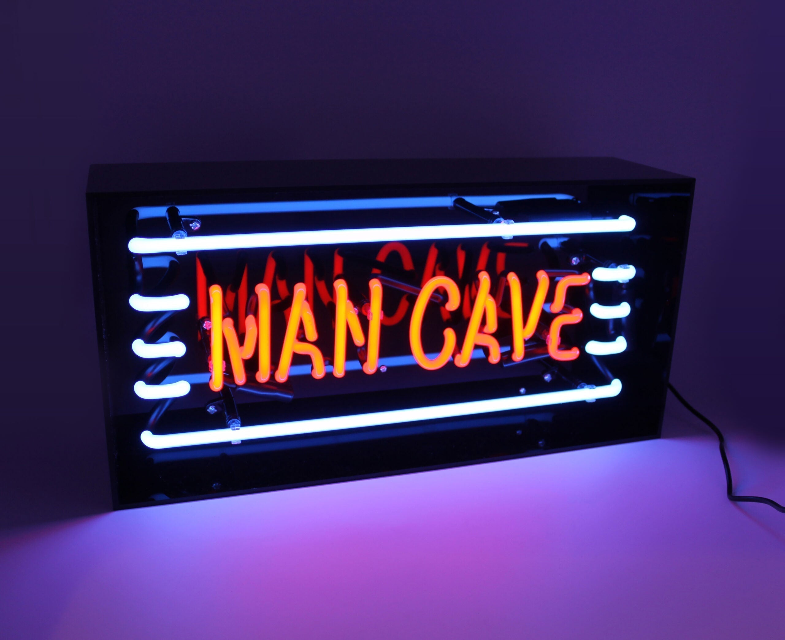 Neon "MAN CAVE" Akrylbok