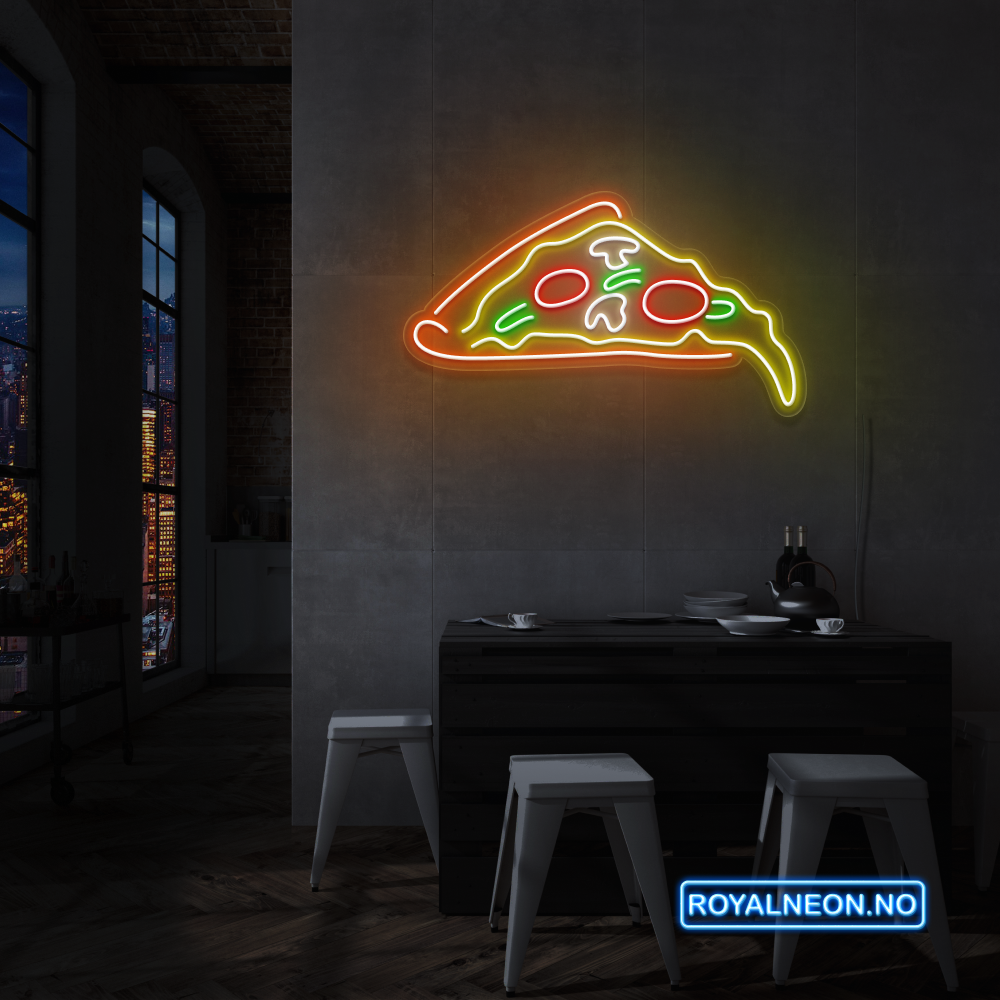 "PIZZA" LED NEONSKILT.