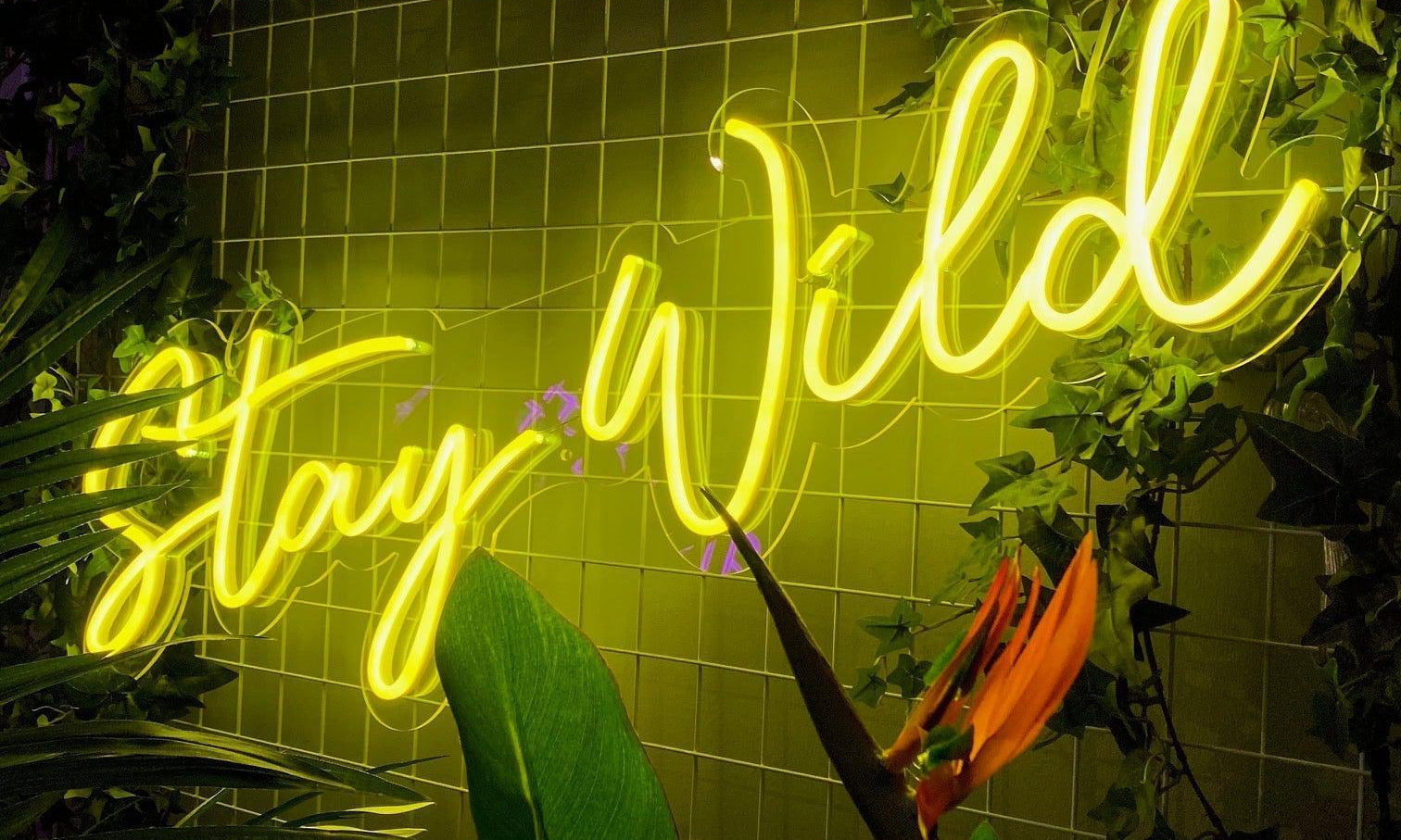 Skap liv og stemning på festen med LED-neonskilt i spreke design