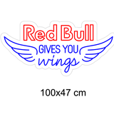 "Red Bull gives you wings" Led Neonskilt