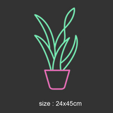 "Plante Svigermorstunge" Led Neonskilt