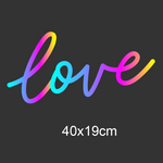 Love led neonskilt, perfekt for å lyse opp ditt hjem eller en spesiell begivenhet. Velg mellom et spekter av farger med vår RGB FLOW modell for å tilpasse utseendet og stemningen du ønsker med en fjernkontroll. Vår Acrylic modell kommer uten noen bakplate samt med enkel USB kobling.&nbsp;