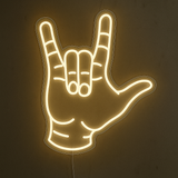 "Love Hand" LED NEONSKILT.