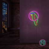 "Papegøye" LED NEONSKILT.