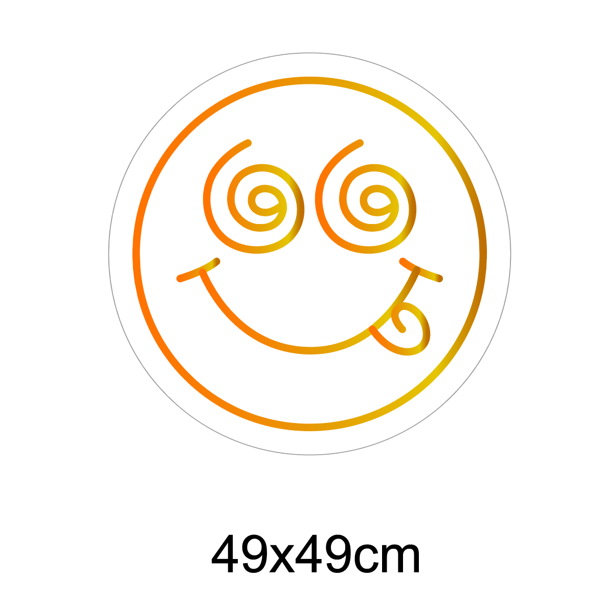 "smily emoji face" Led Neonskilt