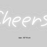 "Cheers!" Led Neonskilt.