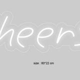 "Cheers!" Led Neonskilt.