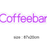 "Coffeebar" LED NEONSKILT, Tilbud!