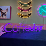 "Coffeebar" LED NEONSKILT, Tilbud!
