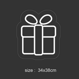 "Julegave" Led neonskilt.