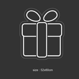 "Julegave" Led neonskilt.