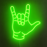 "Love Hand" LED NEONSKILT.