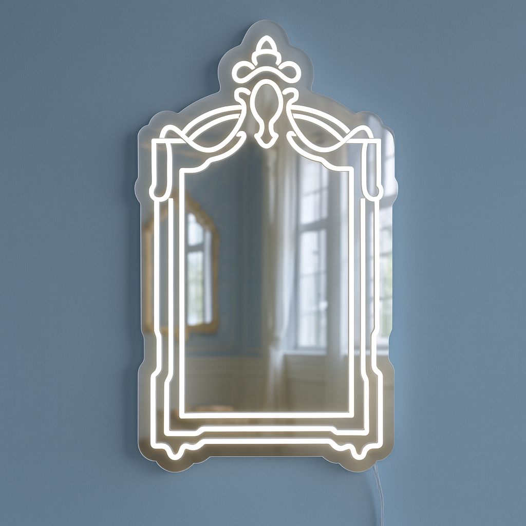 Speil "Royal" Led neonskilt.