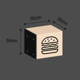 "LYSBOKS" Burger ikon - Velg din størrelse