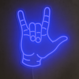 "Love Hand" LED NEONSKILT.