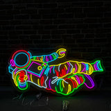 "Astronaut" LED NEONSKILT.