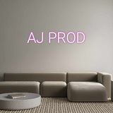 Custom Neon: AJ PROD