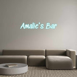 Custom Neon: Amalie's Bar