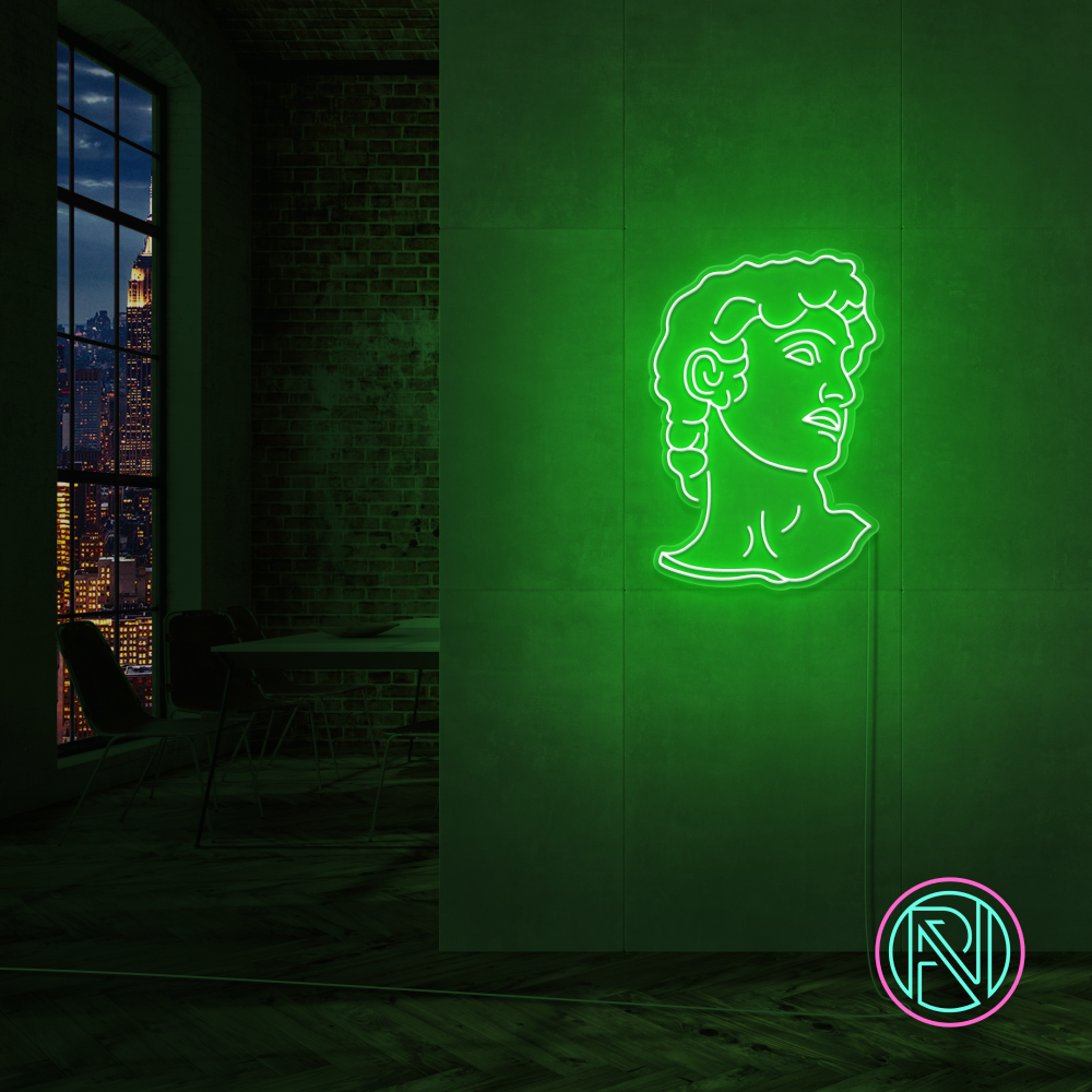 "David" LED NEONSKILT