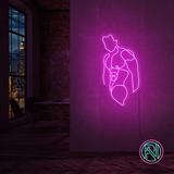 "Torso" LED NEONSKILT. Warm white