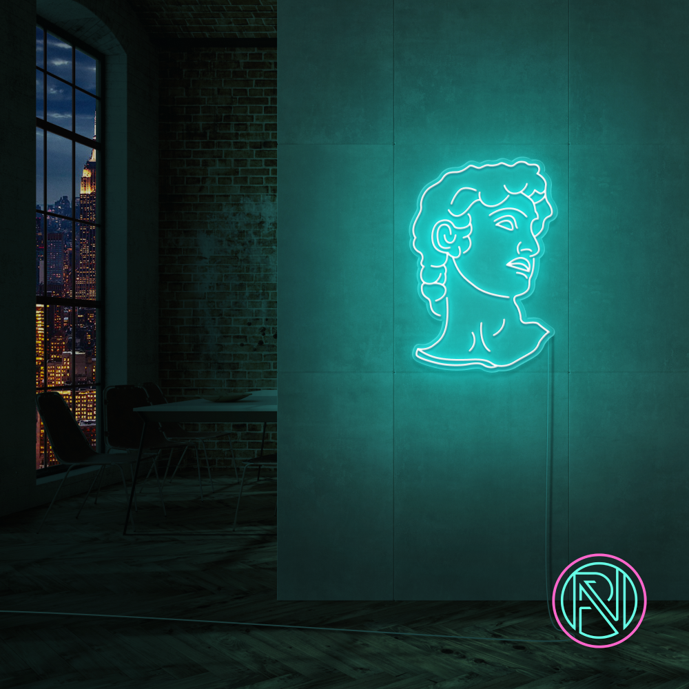 "David" LED NEONSKILT