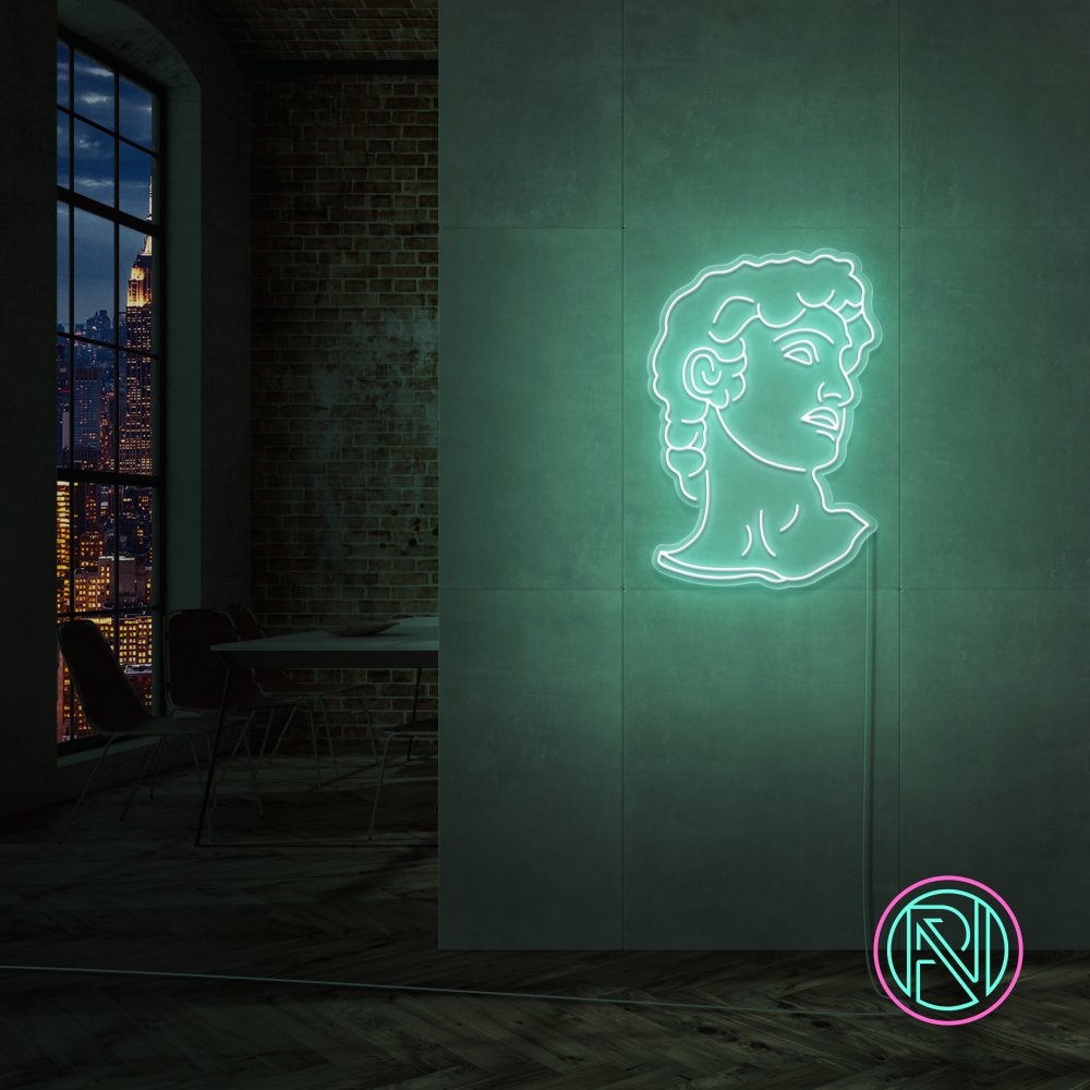 "David" LED NEONSKILT