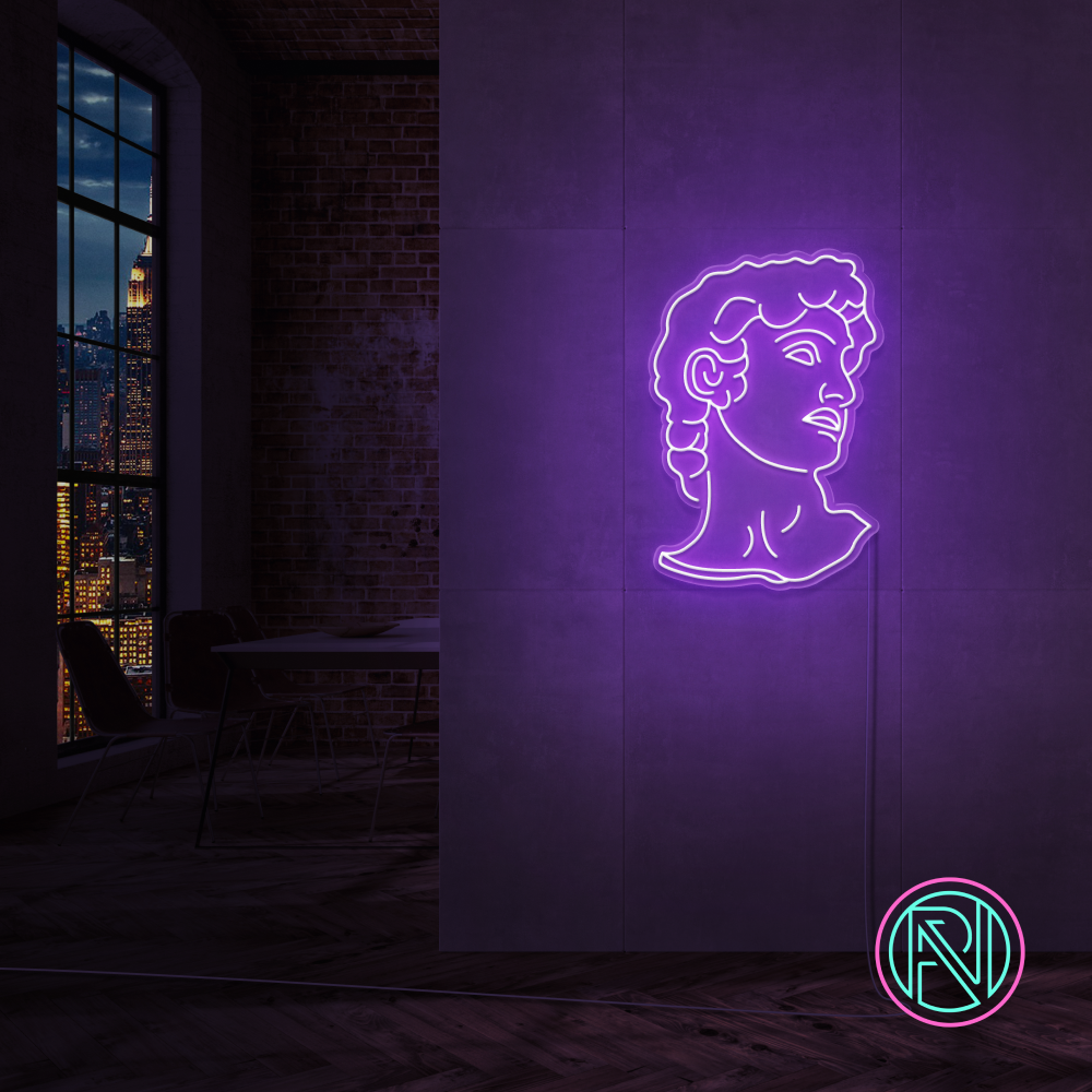 "David" LED NEONSKILT