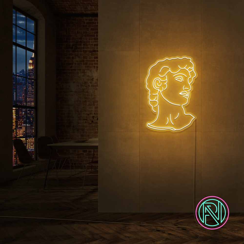 "David" LED NEONSKILT