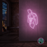 "Torso" LED NEONSKILT. Warm white