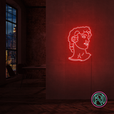 "David" LED NEONSKILT