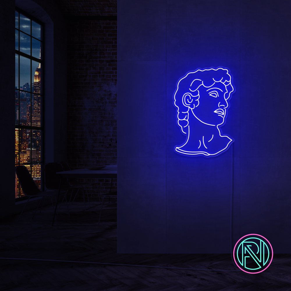 "David" LED NEONSKILT