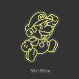 "Super Mario" Led neonskilt. Velg ønsket farge.