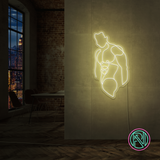 "Torso" LED NEONSKILT. Warm white