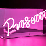 Neon "Prosecco" Pink. Akrylbok