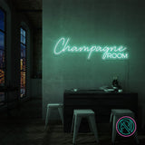 "Champagne ROOM" LED NEONSKILT. Velg ønsket farge.