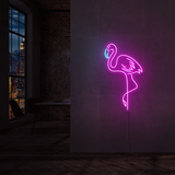 "Flamingo Tropisk" Led Neonskilt -