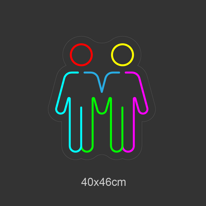 Illuminer omgivelsene med 'gutter' led neonskilt, en lysende tillegg til ethvert rom som trenger en moderne touch. Dette skiltet kombinerer kvalitet og stil, og er ideelt for å sette et personlig preg på forretnings- eller fritidsrom.