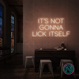 "IT´S NOT GONNA" Led Neonskilt -