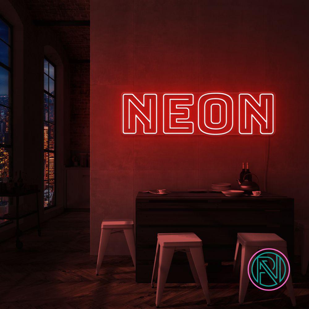 "NEON NEON" LED NEONSKILT.