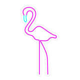 Neonskilt "Flamingo" Rosa.