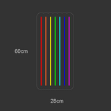 "Rainbow stripe" Led Neonskilt -