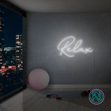 "Relax" Led Neonskilt.