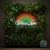 "Spread Love" Led Neonskilt -