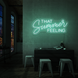 "THAT Summer FEELING" Led neonskilt.